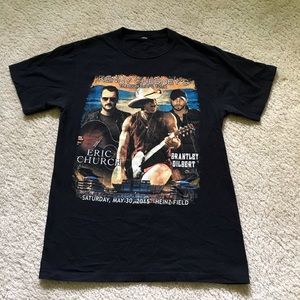 Eric Church Kenny Chesney Brantley Gilbert Chase Rice Country Bands T Shirt